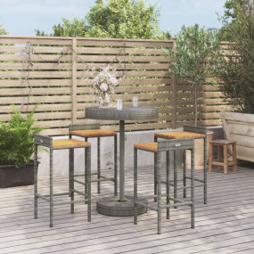 Garden Bar Set Grey