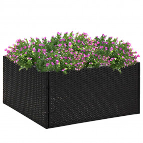 Garden Planter Black and transparent