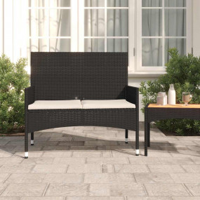 Garden Bench Black