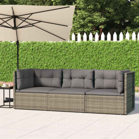 Garden Lounge Set Grey