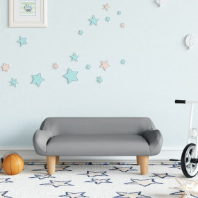 Kids Sofa Light Grey