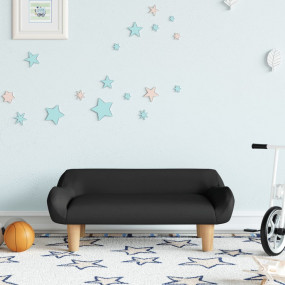 Kids Sofa Black