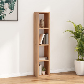 Book Cabinet Natural Teak Solid teak wood Medium Book C...