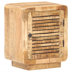 Bedside Cabinet Rough mango wood Medium Bedside Cabinet
