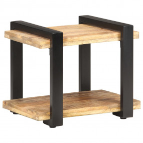 Bedside Cabinet Natural wood Rough mango wood, iron Med...