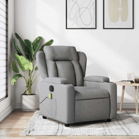 Massage Recliner Chair Light grey
