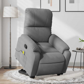 Stand Up Massage Recliner Chair Dark grey