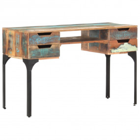 Desk Mixed color Solid reclaimed wood, Iron Medium Desk