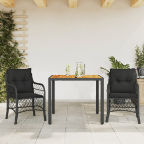 Bistro Set Black