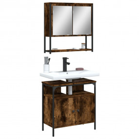 Bathroom Furniture Set Smoked oak