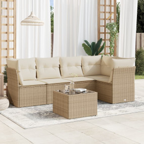 Garden Sofa Set Beige, Cream white