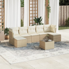 Garden Sofa Set Beige