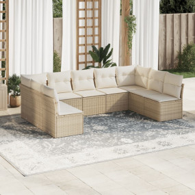 Garden Sofa Set Beige, Cream White