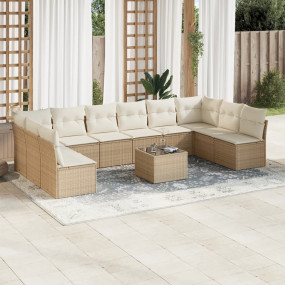 Garden Sofa Set Beige, Cream White