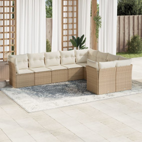 Garden Sofa Set Beige, Cream White