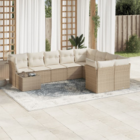 Garden Sofa Set Beige, Cream White