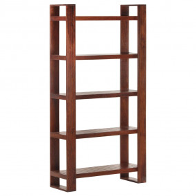 Book Cabinet Honey brown Solid Acacia Wood Medium Book ...