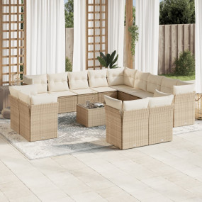 Garden Sofa Set Beige, Cream White