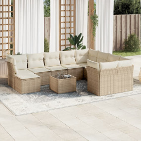 Garden Sofa Set Beige, Cream White