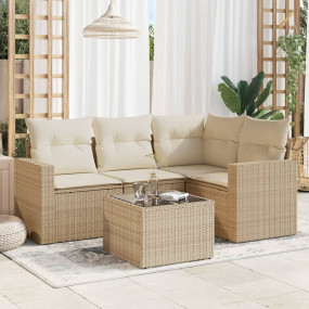 Garden Sofa Set Beige