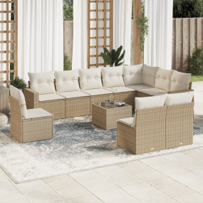 Garden Sofa Set Beige