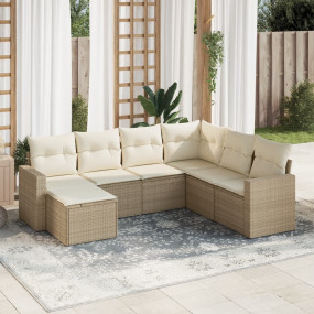 Garden Sofa Set Beige