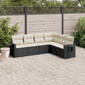 Garden Sofa Set Black