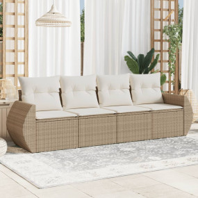 Garden Sofa Set Beige, Cream white