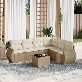 Garden Sofa Set Beige