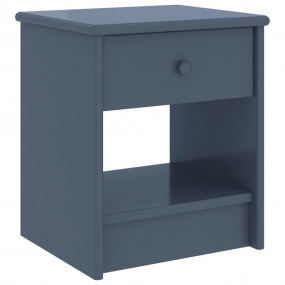 Bedside Cabinet Light grey Solid pine wood 13.8x11.8x15...