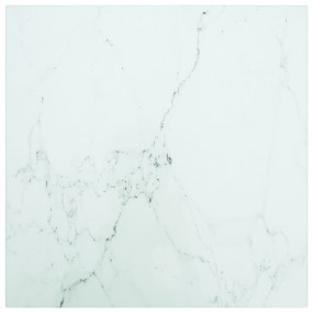 Table Top White Tempered Glass Small Decorative Inlays