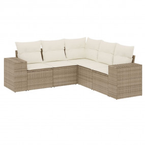 Garden Sofa Set Beige, Cream White