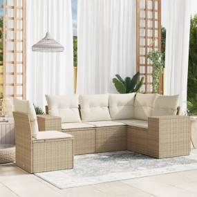 Garden Sofa Set Beige, Cream White