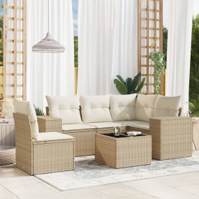 Garden Sofa Set Beige, Cream White