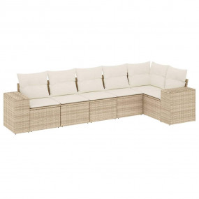 Garden Sofa Set Beige, Cream White