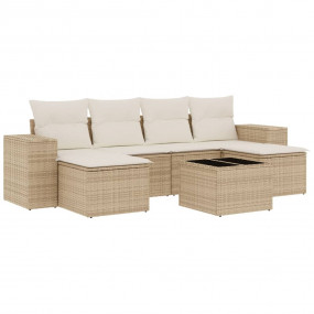 Garden Sofa Set Beige
