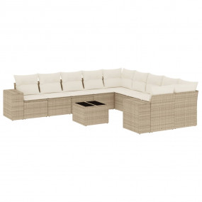 Garden Sofa Set Beige, Cream White