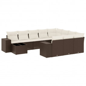 Garden Sofa Set Brown