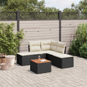 Garden Sofa Set Black