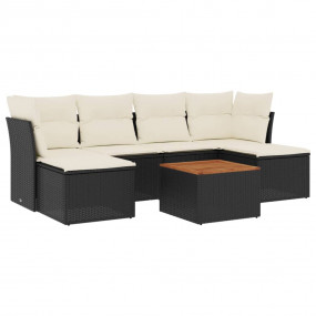 Backyard Couch Set Black