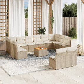 Garden Sofa Set Beige