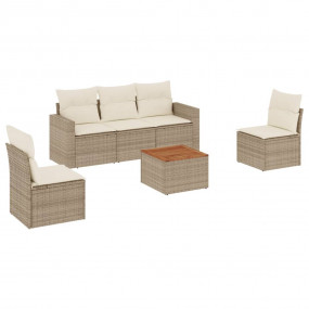 Garden Sofa Set Beige