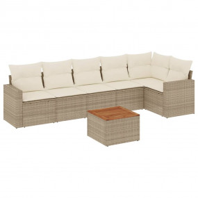 Garden Sofa Set Beige, Cream White