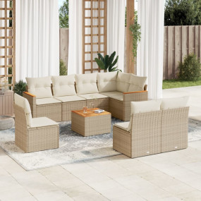 Garden Sofa Set Beige
