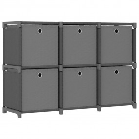 Display Shelf Grey Fabric (100% polyester), steel Mediu...
