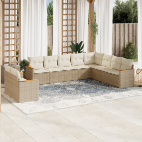 Garden Sofa Set Beige