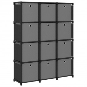 Display Shelf Black and grey 100% polyester fabric, ste...