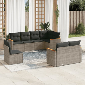 Garden Sofa Set Grey