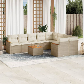 Garden Sofa Set Beige