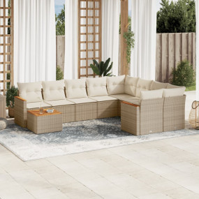 Garden Sofa Set Beige